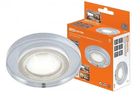 TDM ELECTRIC SQ0359-0055 Светильник встраиваемый СВ 03-05 MR16 50Вт G5.3 зеркальный/хром TDM